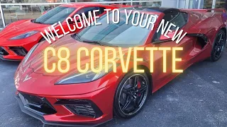 Welcome To Your New C8 Corvette