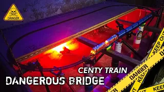 Centy Toy Train Dangerous Bridge Which Never I Made Before⚠️☠ #centytoy #train #toys