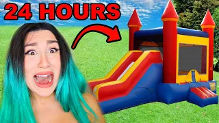 24 HOURS IN A BOUNCE HOUSE
