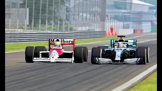 Mercedes F1 2019 vs McLaren F1 1989 - Monza