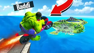 SALTO TUTTA LA MAPPA CON I VEICOLI DI HULK SU GTA 5 !