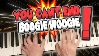 When you want to END in STYLE !  BOOGIE WOOGIE Honky Tonk Piano ! Awesome Blues Tutorial Lesson