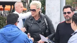 Brigitte Nielsen Asked If She Still Talks To Flavor Flav