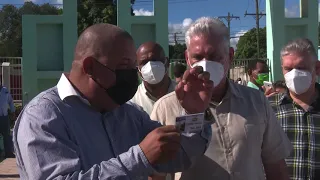 Efectúa Presidente de la República, Miguel Díaz Canel Bermúdez, visita de trabajo a Las Tunas