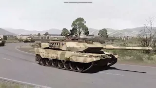 Just happened! Nato leopards bravely destroy Russian tanks