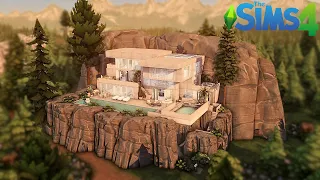WEALTHY BACHELOR CLIFF HOUSE || The Sims 4 Stop Motion