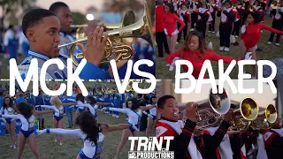 Battle of the Bands | McKinley High vs. Baker High | Downtown Christmas Parade (2019) | a TRIN🎥