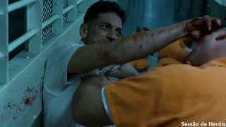 Frank Castle (Justiceiro) luta na prisão | DUBLADO