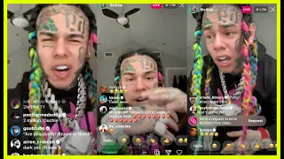 6ix9ine Goes Live and Breaks Instagram Record Talks About Meek Mill and Speaks On Why He Snitched