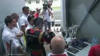 Moscow Raceway F3 2014 Podium Backstage