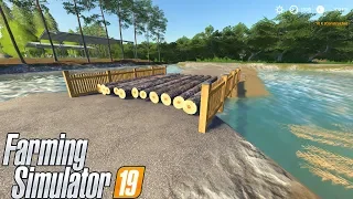 CONSTRUÇÃO DA PONTE DE MADEIRA | Farming Simulator 19