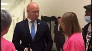 WATCH: Rep. Mast Confronted For His HEINOUS Views On Palestinian Children