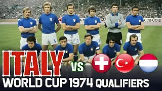 ITALY 🇮🇹  World Cup 1974 Qualification All Matches Highlights | Road to West Germany