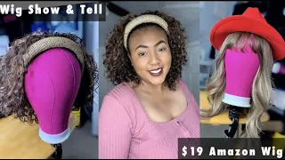 VLOG | $19 Amazon Must Haves | Amazon Headband Wigs + Cheap Synthetic Wigs