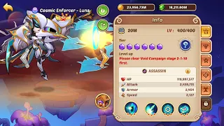 Cosmic Enforcer Luna Seal Land Test