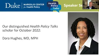 Health Policy Talks: Achieving Health Equity Through Health Care Transformation