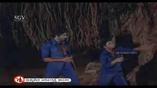 Drunk Ambarish and Dwarakish Search Their Home Comedy Scene | Shankar Sundar Kannada Movie