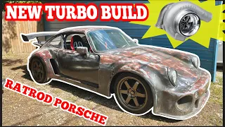 CUSTOM TURBO BUILD FOR A RAT ROD PORSCHE! MAKING AN INTAKE FROM SCRATCH! KUSTOM HOT ROD BUDGET BUILD