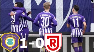 Erzgebirge Aue vs Regensburg 1-0 Highlights | All Goals | 6 March 2022