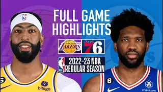 Los Angeles Lakers vs Philadelphia 76ers Full Game Highlights | December 9 | 2023 NBA Season