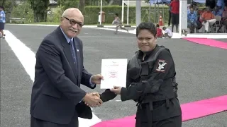 Fijian President officiates at the Unarmed Combat Academy's Annual Graduation Ceremony