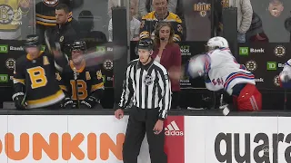 Artemi Panarin Throws Glove At Brad Marchand From Bench