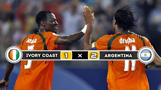 Argentina 🇦🇷  × 🇨🇮  Ivory coast | 2 × 1 | HIGHLIGHTS | All Goals | World Cup 2006