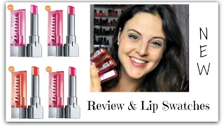 Quickie Review - NEW L'Oreal Pop Balms - All 4 Colors - Lip Swatches * Jen Luv's Reviews *