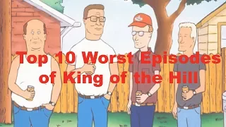 Top 10 Worst King of the Hill Episodes