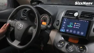 TOYOTA RAV4 2006-2012 radio stereo gps carplay android auto bluetooth Multimedia player Installation