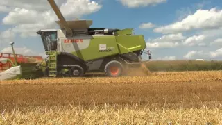 ETA Philippot - CLAAS Lexion 770 et coupe V1200 à la moisson de l'escourgeon en 2012 ( NEW )