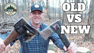 CHOPPER 1 Splitting Axe & Fiskars X27! Old Vs. New! History!