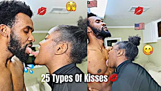 25 Types of kisses💋 *Went Too Far* #trending #couplesgoals #fyp