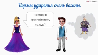 Видеоурок по русскому языку "Орфоэпия"