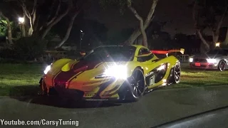 McLaren P1 GTR Street Legal in the road - Start Up and Accelerations