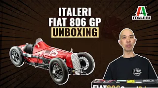 Italeri Plastic Model Kit | Fiat 806 Grand Prix F1 Car Unboxing | #askHearns