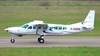 Cessna 208B Grand Caravan EX | Landing at Nancy Essey Airport #shorts #video #aviation #instagram