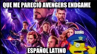 VER AVENGERS ENDGAME PELICULA COMPLETA EN ESPAÑOL LATINO || TE MUESTRO COMO LA VI ;)  guiño guiño