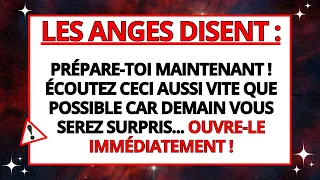 ⚠️ LES ANGES VOUS DISENT DE VOUS PRÉPARER MAINTENANT ! ÉCOUTEZ CECI AUSSI VITE QUE POSSIBLE !