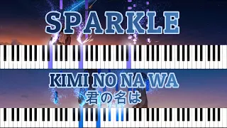 SPARKLE KIMI NO NA WA(YOUR NAME) 君の名は 2 PIANOS-4 HANDS🎹🎹🎹🎹