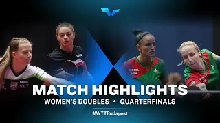 Tijana Jokic/Dragana Vignjevic vs Szandra Pergel/Dora Madarasz | WTT Contender Budapest 2021 (1/4)