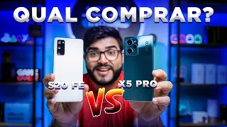 EITA! Galaxy S20 FE PERDEU seu TRONO? Comparativo com POCO X5 PRO! Qual é o MELHOR?