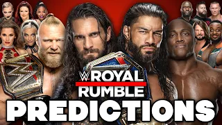 WWE Royal Rumble 2022 Predictions