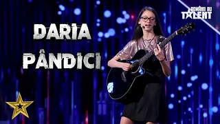 Românii au talent 2021: Daria Pândici a cucerit jurații cu mult talent și o chitară! 'Bellyache