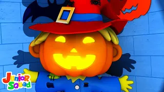Monsters in the Dark | Halloween Songs for Kids | Scary Nursery Rhymes & Kids Songs - Junior Squad