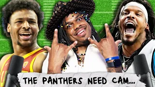 The Panthers NEED Cam Newton, Bronny's NBA mess & Lou Young's $1k Interception | 4th&1 TAKEOVER