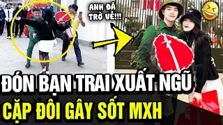 Vừa 'XUẤT NGŨ', chàng trai khiến đồng đội ghen tị vì được bạn gái 'CỰC XINH' ra tận nơi đón | TÁM TV