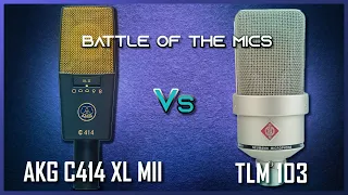 Neumann TLM 103 vs AKG 414 XL MII Review / Test / Comparison