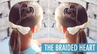 The Braided Heart - Perfect Valentine's Day Hairstyle - Little Girl Hairstyle