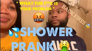 PRANKING MY BOYFRIEND WHILE HE IS IN THE SHOWER |1ST PRANK ON OUR CHANNEL |  APRIL FOOLS CAME EARLY!